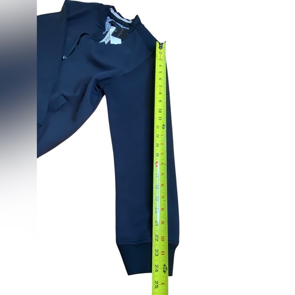 Magaschoni Black Knit Full Zip Bomber Jacket Men’s Size S - Picture 12 of 13